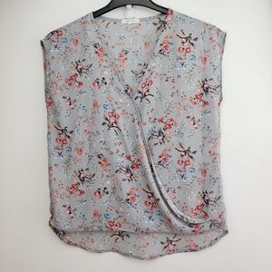 PLEIONE Casual Top BLOUSE Women's Size M, Gray